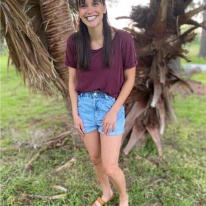 Aeropostale Light Blue Jean Shorts